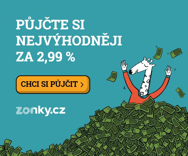 Půjčte si nejvýhodněji za 2,99 % od Zonky.cz