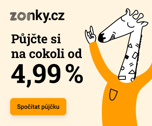 Půjčte si nejvýhodněji za 4,99 % p.a. od Zonky.cz